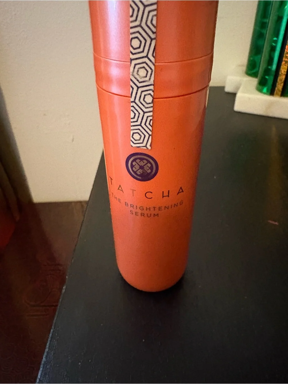 Tatcha Brightening Serum in Coral-Toned Bottle